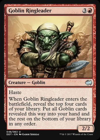 "Goblin Ringleader" - Magic The Gathering - DDT