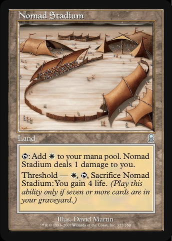 "Nomad Stadium" - Magic The Gathering Card - Odyssey