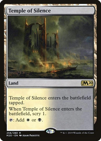 "Temple Of Silence" - Magic The Gathering Card - M21