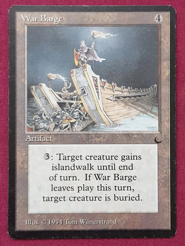 "War Barge" - Magic The Gathering Card - The Dark