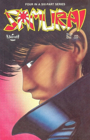 Samurai #20, 21, 22 and 23 (4x Comics RUN) - Aircel Publishing - 1987