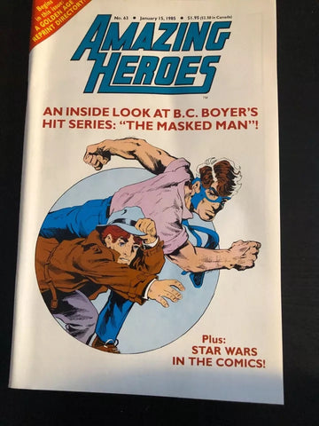 Amazing Heroes #63 - Redbeard/Fantagraphics - 1985