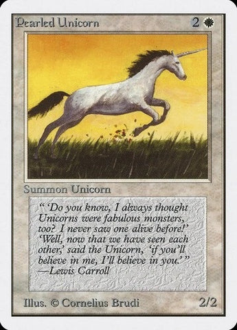 "Pearled Unicorn" - Magic The Gathering - Unlimited