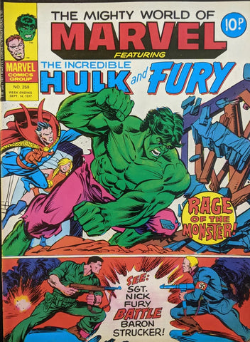 Mighty World of Marvel #259 - Marvel Comics / British - 1977