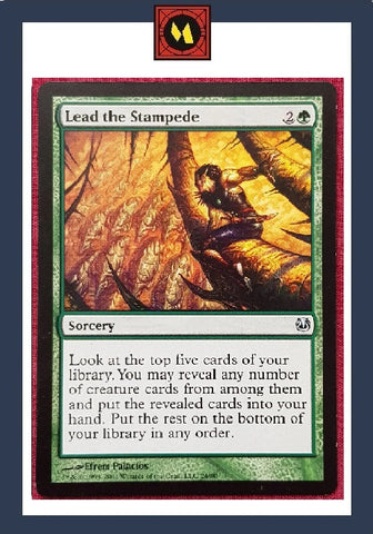 "Lead The Stampede" - Magic The Gathering Card - Duel Decks