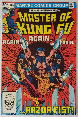 Master of Kung Fu #105 - Marvel Comics - 1982