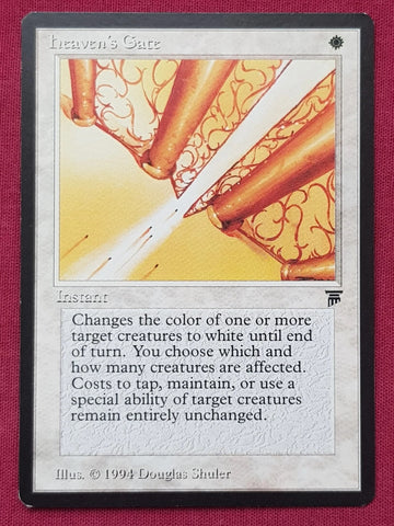 "Heaven's Gate" - Magic The Gathering Card -  Legends