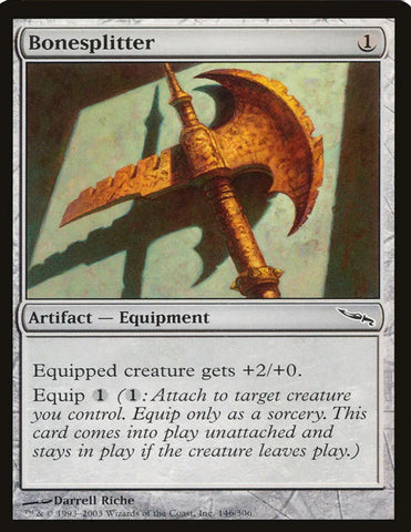 Bonesplitter - MTG Magic the Gathering Card - FOIL