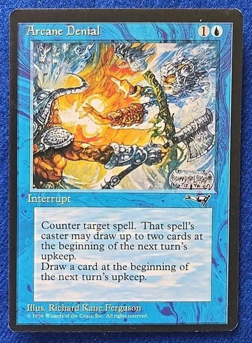 "Arcane Denial" x4 - Magic The Gathering Card - Alliances - 4-Card Playset