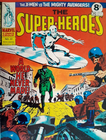 The Super-Heroes #21 & #22 - Marvel/British Comics - 1975