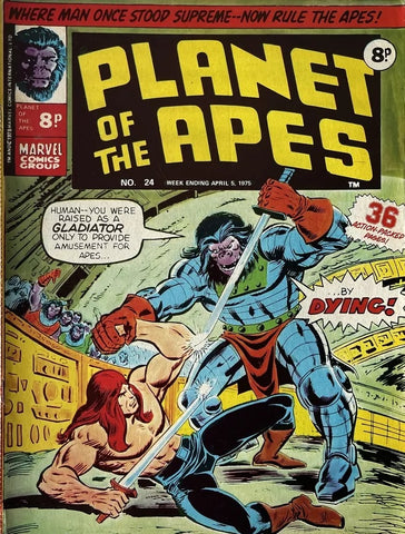 Planet of the Apes #24 - Marvel Comics / British - 1975