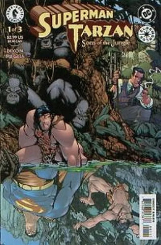 Superman/Tarzan: Sons of the Jungle #1 - DC Comics / Dark Horse - 2001