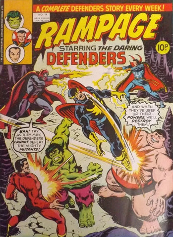 Rampage #14 - Marvel Comics / British - 1978