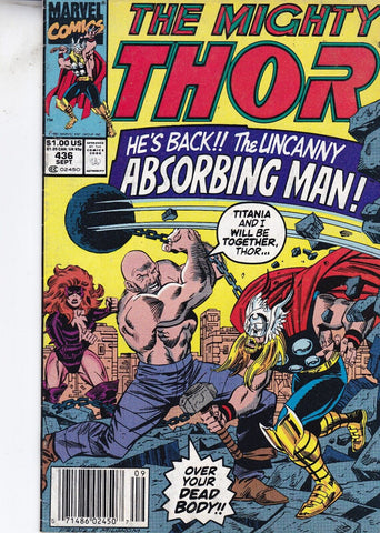 The Mighty Thor #436 - Marvel Comics - 1991