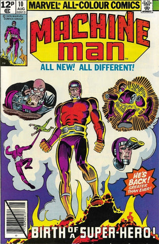 Machine Man #10 - Marvel Comics - 1979 - Pence Copy