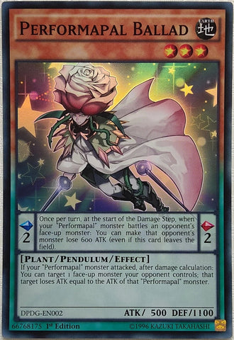 "Performapal Ballad" DPDG-EN002 - Yu-Gi-Oh! - Super Rare