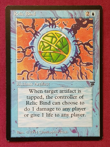 "Relic Bind" - Magic The Gathering Card - Legends