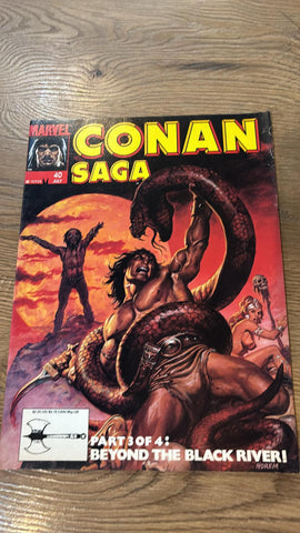 Conan Saga #40 - Marvel Magazines - 1990