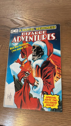 Bizzare Adventures #34 - Marvel Comics - 1983
