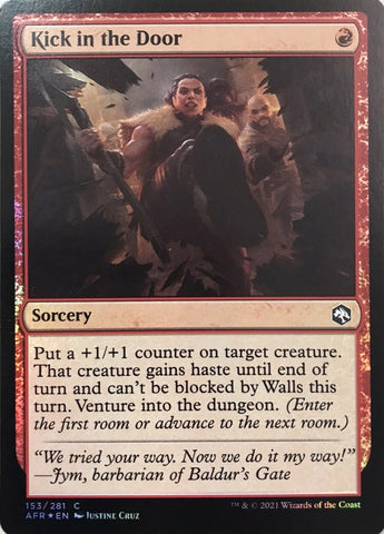 "Kick In The Door" x4 - Magic The Gathering Card - AFR - 4-Card Playset