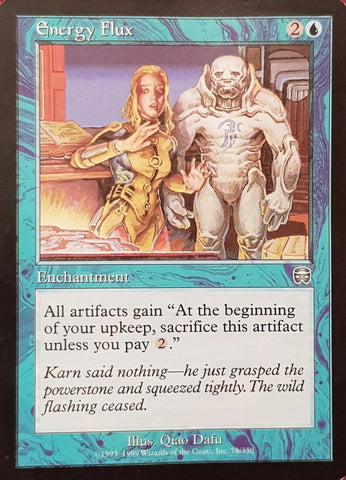 "Energy Flux" - Magic The Gathering Card - Mercadian Masques