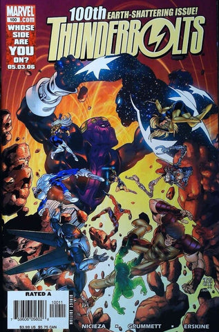 Thunderbolts #100 - Marvel Comics - 2006