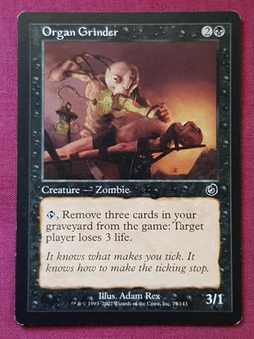 "Organ Grinder" x4 - Magic The Gathering - Torment - 4-Card Playset