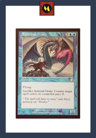"Spiketail Drake" x4 - Magic The Gathering - Prophecy - 4-Card Playset