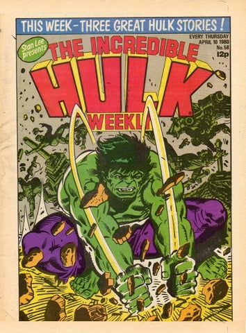 Hulk Comic #58 - Marvel Comics/British - 1980