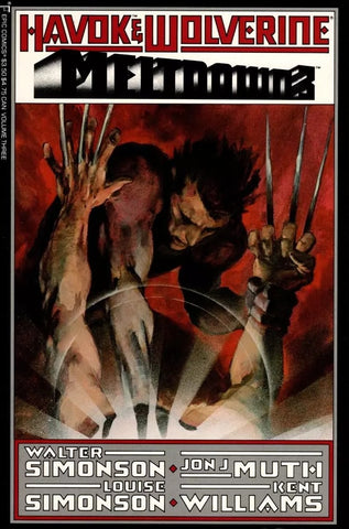 Havok & Wolverine: Meltdown #3 - Marvel Comics - 1988