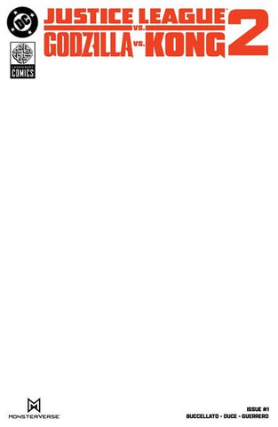 Justice League Vs Godzilla Vs Kong #1 - DC - 2023 - Blank Cover