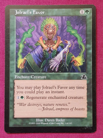 "Jolrael's Favor" x4 - Magic The Gathering Card - Prophecy - 4-Card Playset