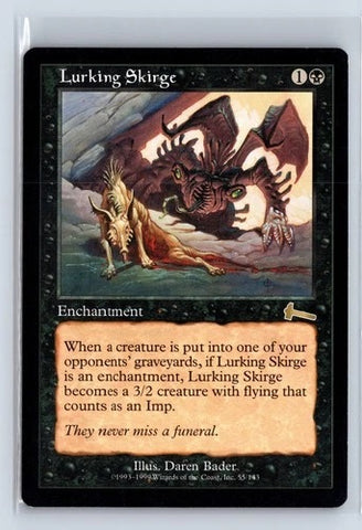 "Lurking Skirge" - Magic The Gathering Card - Urza's Legacy