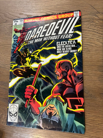 Daredevil #168 - Marvel Comics - 1981 - 1st app Elektra