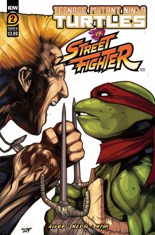 Teenage Mutant Ninja Turtles / Street Fighter #2 - IDW - 2023 - Cover B