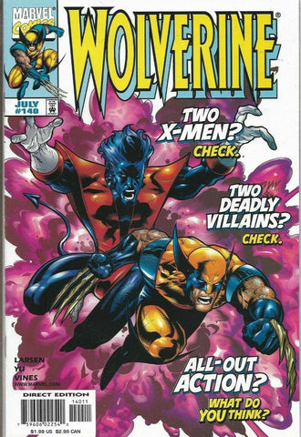 Wolverine #140 - Marvel Comics - 1999