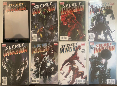 Secret Invasion #1-8 FULL Set plus extras - Marvel Comics - 2008