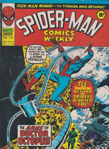 Spider-Man Comics Weekly #114 - Marvel Comics / British - 1975