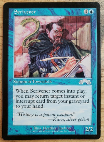 "Scrivener" x4 - Magic The Gathering Card - Exodus - 4-Card Playset