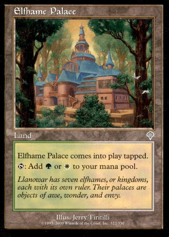 "Elfhame Palace" - Magic The Gathering Card - Invasion