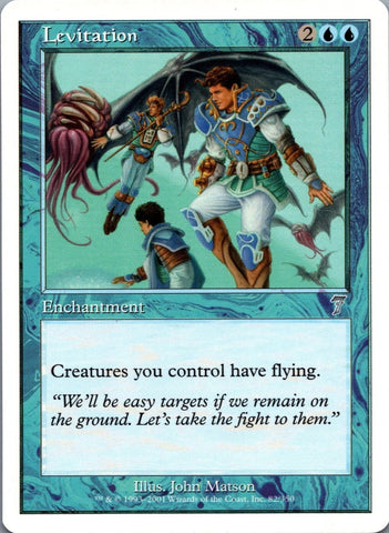 "Levitation" - Magic The Gathering - 7th Edition