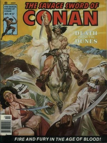 Savage Sword Of Conan #57 - Marvel Comics / Curtis Magazines - 1980
