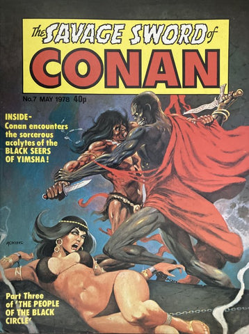 Savage Sword Of Conan #7 - Marvel - 1978