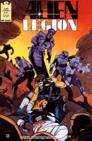 Alien Legion #2 - Marvel/Epic Comics - 1987