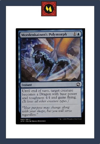 "Mordenkainen's Polymorph" x4 - Magic The Gathering - AFR - 4-Cards