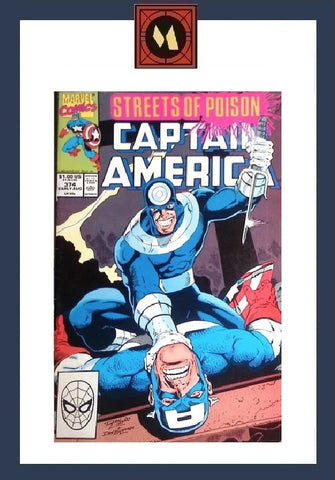 Captain America #374 - Marvel Comics - 1990