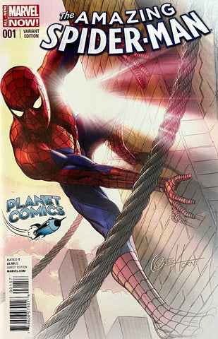 Amazing Spider-Man #1 - Marvel Comics - 2014 - Planet Comics Variant