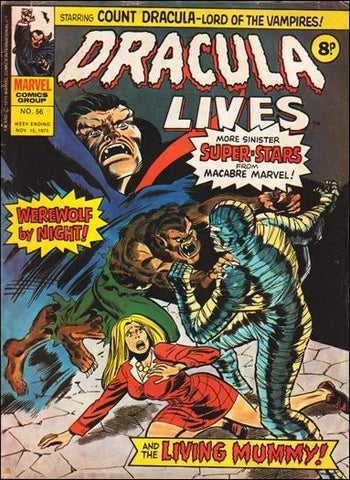 Dracula Lives #56 - Marvel Comics / British - 1975