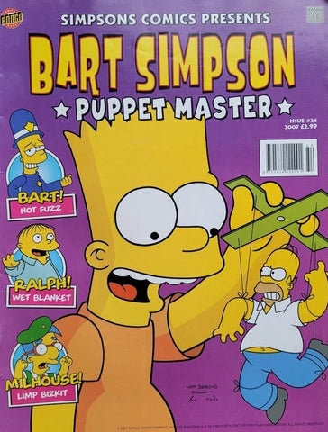 Simpsons Presents "Bart Simpson Puppet Master" #24 - Bongo - 2007