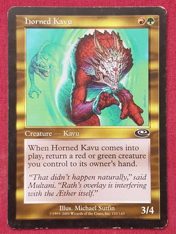 "Horned Kavu" x4 - Magic The Gathering Card - Planeshift - 4-Card Playset